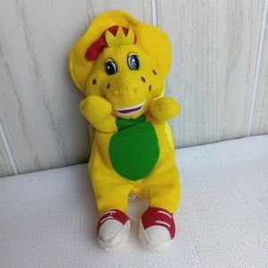 BJ's Rub-A-Dub-Dub plush and cardboard book Barney and friends Vintage 90s .